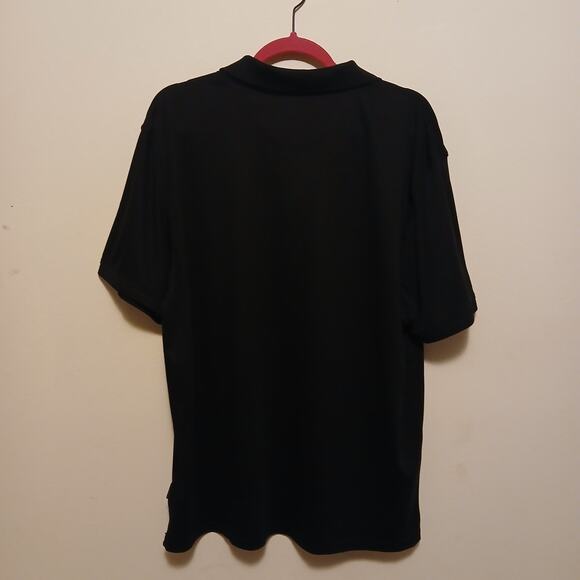 Mens Calvin Klein Liquid Touch XL Black Collard Shirt - Picture 9 of 9